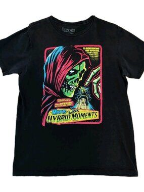 The Misfits Hybrid Moments Black T-Shirt Adult Large Horror Punk Skater Rock Y2K